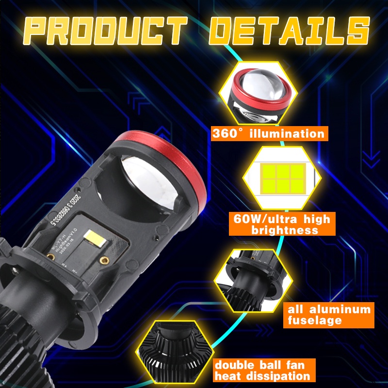 ليد عدسة بروجيكتور 